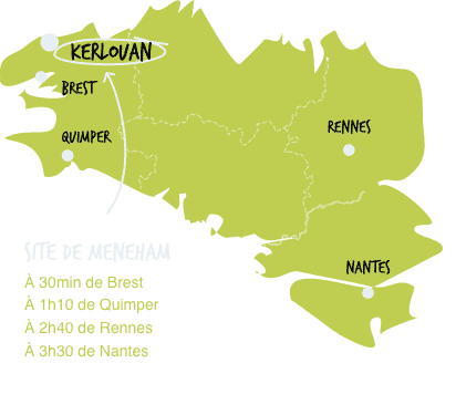 Carte - Site de Meneham